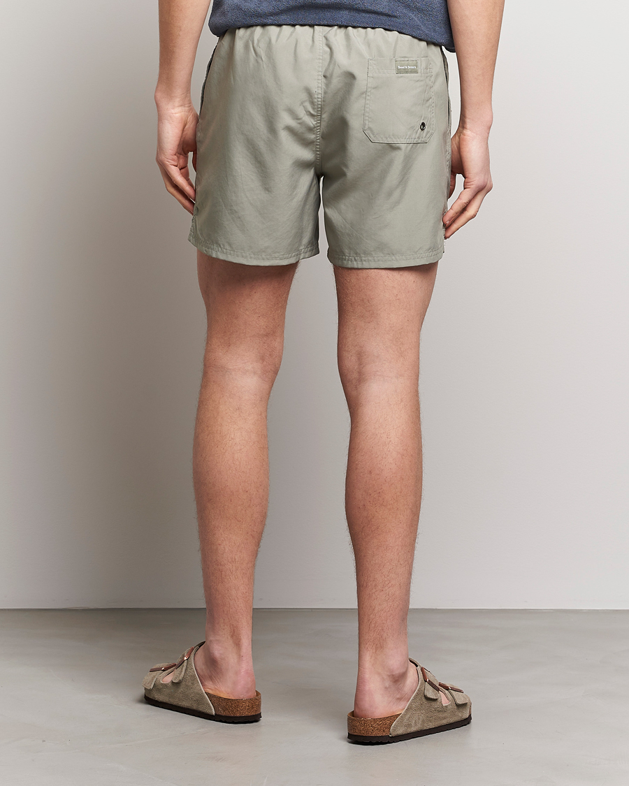 Homme | Maillots De Bain | Bread & Boxers | Swimshorts Sage Green