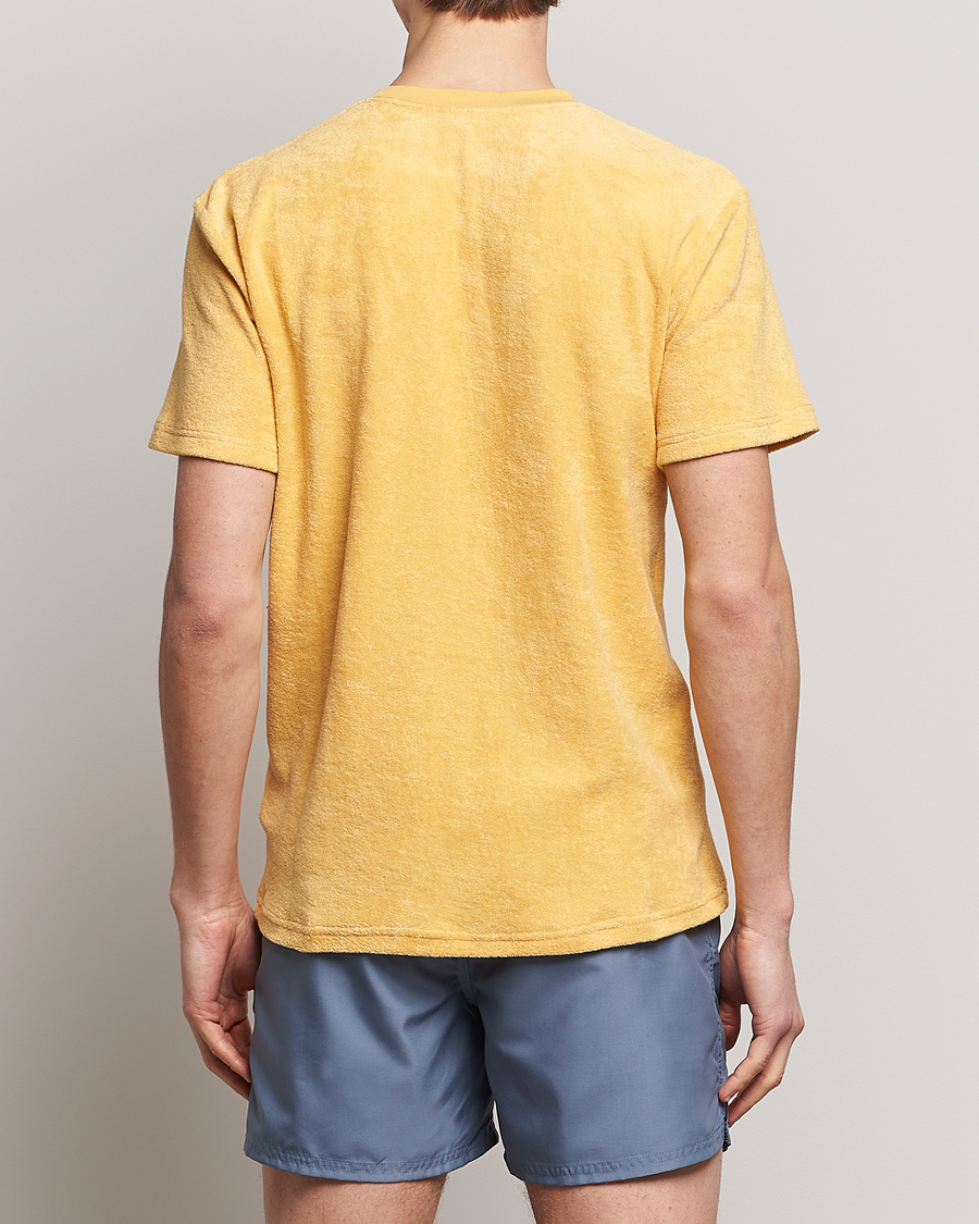 Homme | T-shirts | Bread & Boxers | Terry Crew Neck T-Shirt Sahara Sun