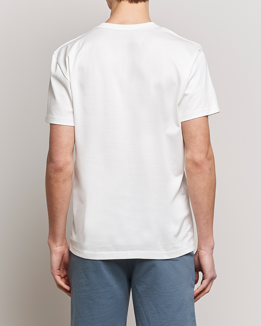 Homme | T-shirts | Bread & Boxers | Pima Cotton Crew Neck T-Shirt Ivory