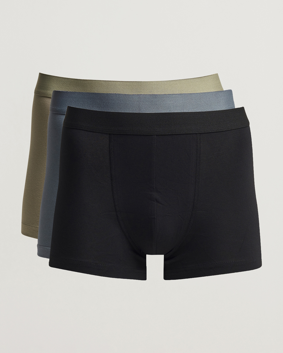 Homme | Sous-Vêtements Et Chaussettes | Bread & Boxers | 3-Pack Boxer Brief Blue/Green/Black