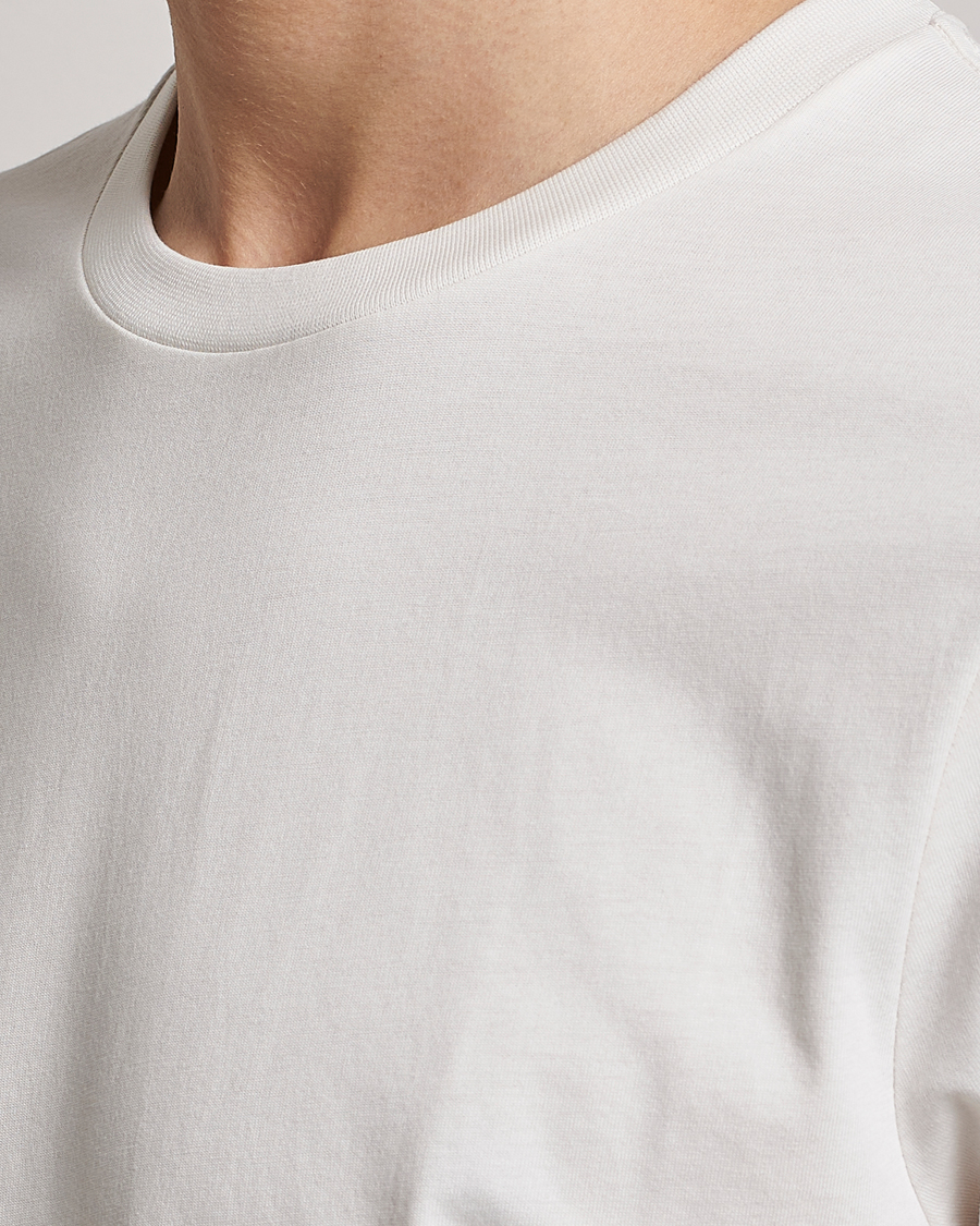 Homme | T-shirts | Bread & Boxers | Heavy Cotton Crew Neck Tee Ivory