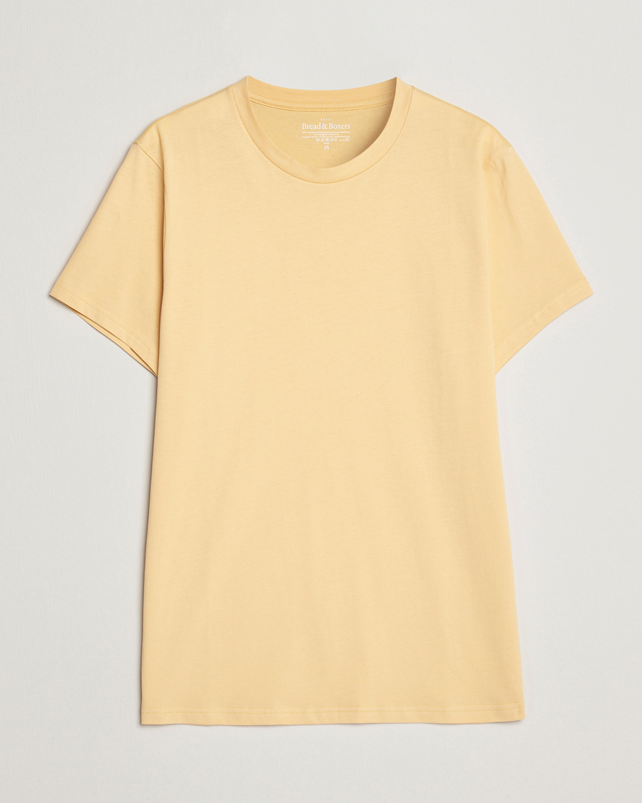 Homme | T-shirts | Bread & Boxers | Heavy Cotton Crew Neck Tee Sahara Sun