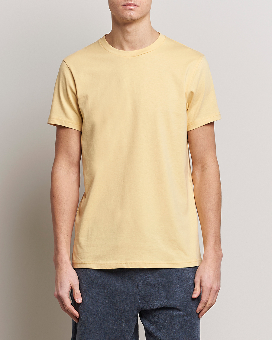 Homme | T-shirts | Bread & Boxers | Heavy Cotton Crew Neck Tee Sahara Sun