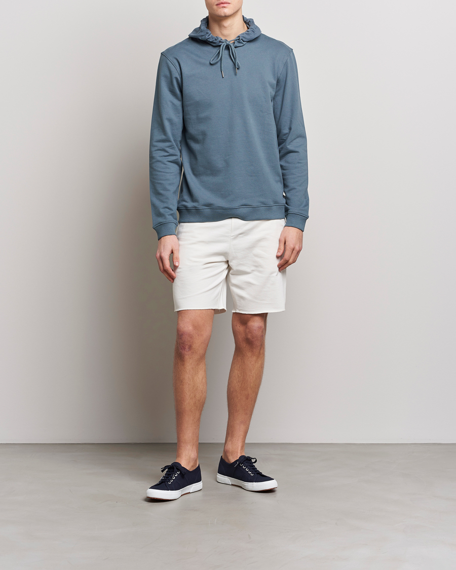 Homme | Pulls Et Tricots | Bread & Boxers | Loungwear Hoodie Smoky Blue