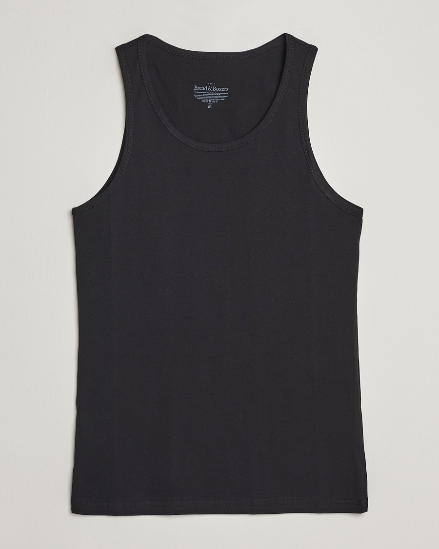 Homme | T-shirts | Bread & Boxers | 2-Pack Tank Top Black
