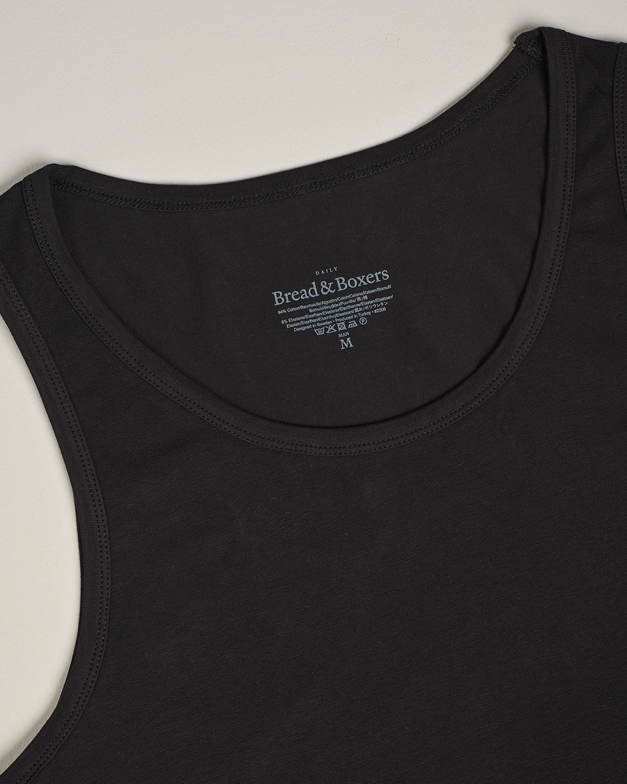 Homme | T-shirts | Bread & Boxers | 2-Pack Tank Top Black