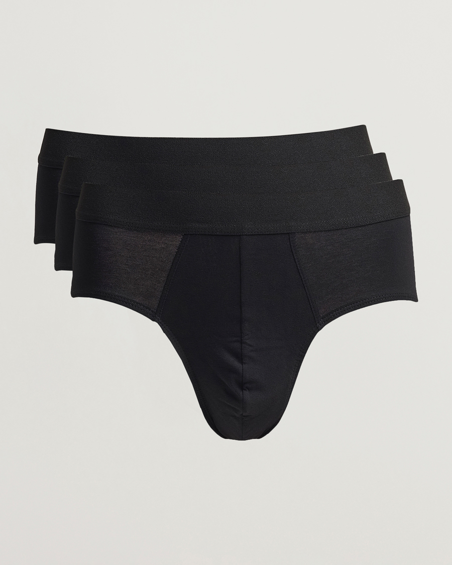 Homme | Sous-Vêtements Et Chaussettes | Bread & Boxers | 3-Pack Brief Black