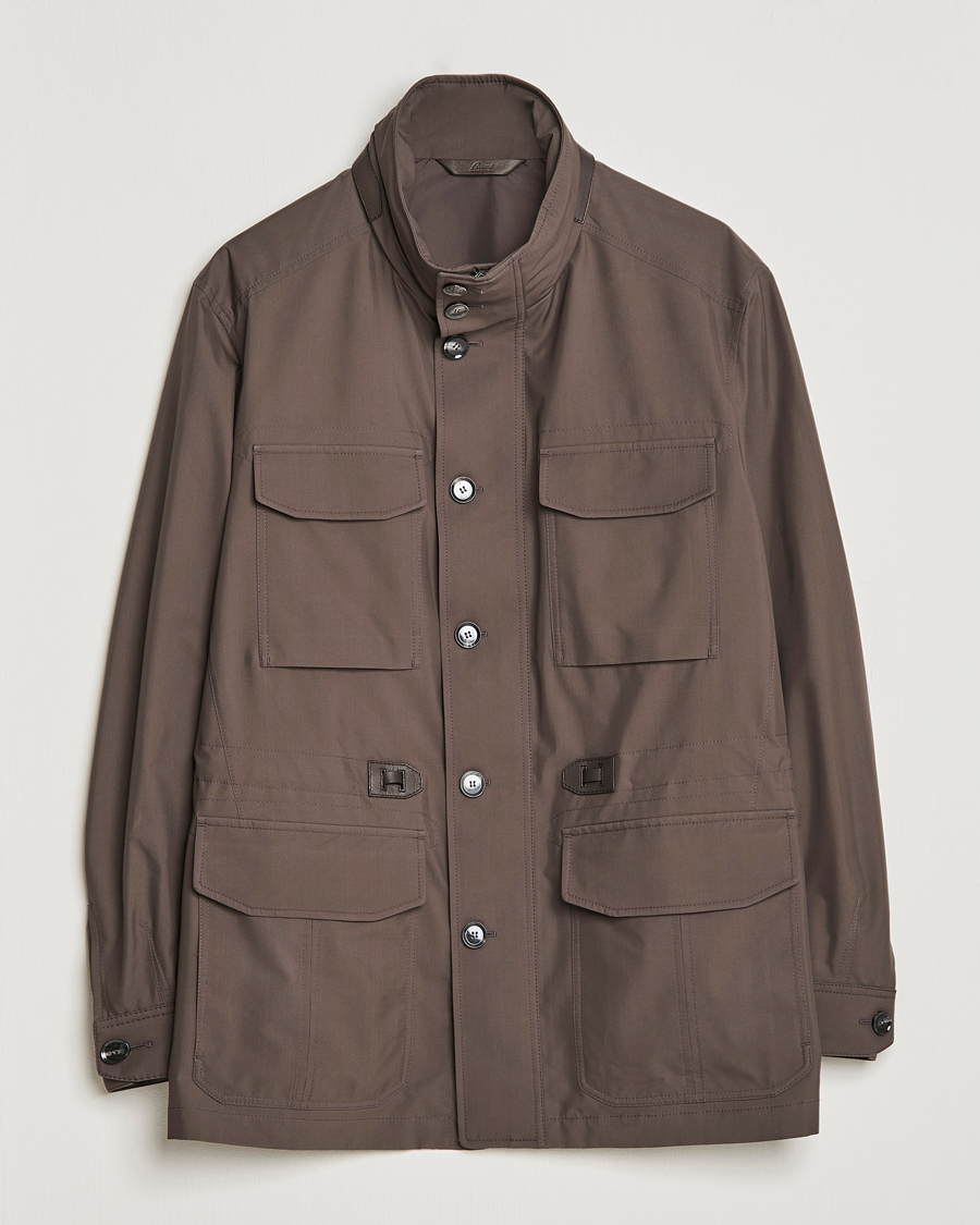 Homme | Manteaux Et Vestes | Brioni | Performa Silk Field Jacket Olive