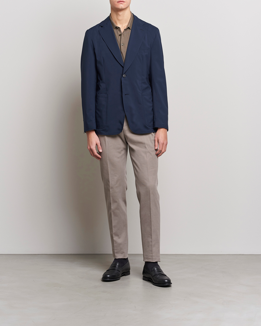 Homme | Manteaux Et Vestes | Brioni | Performa Nylon Blazer Navy