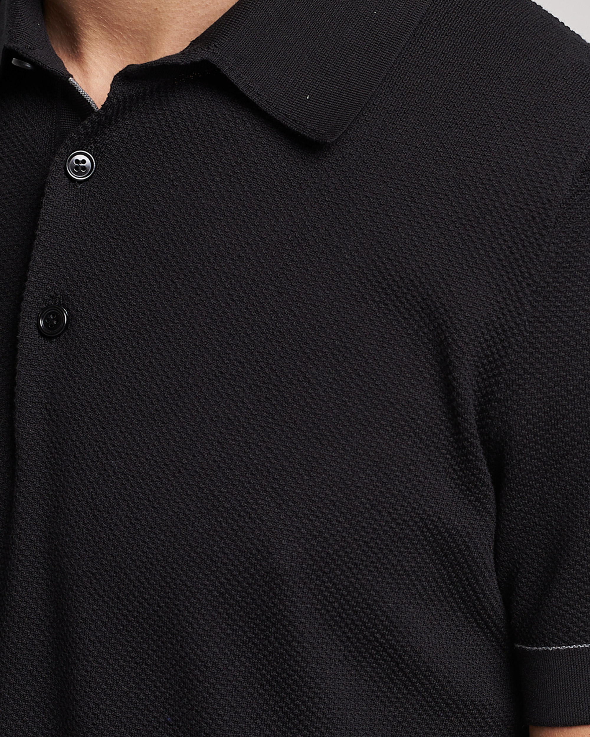 Homme | Pulls Et Tricots | Brioni | Sea Island Knit Polo Black