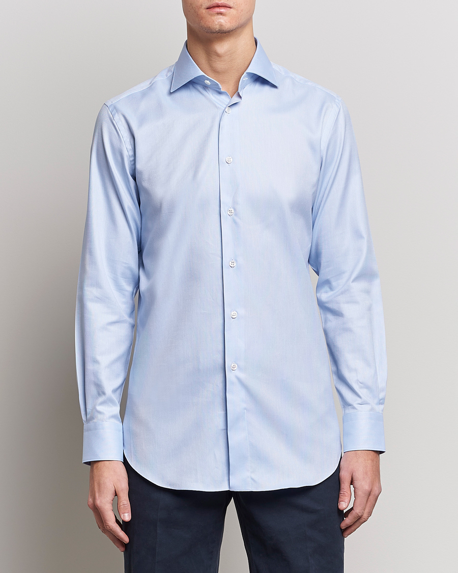 Homme | Chemises | Brioni | Slim Fit Dress Shirt Light Blue