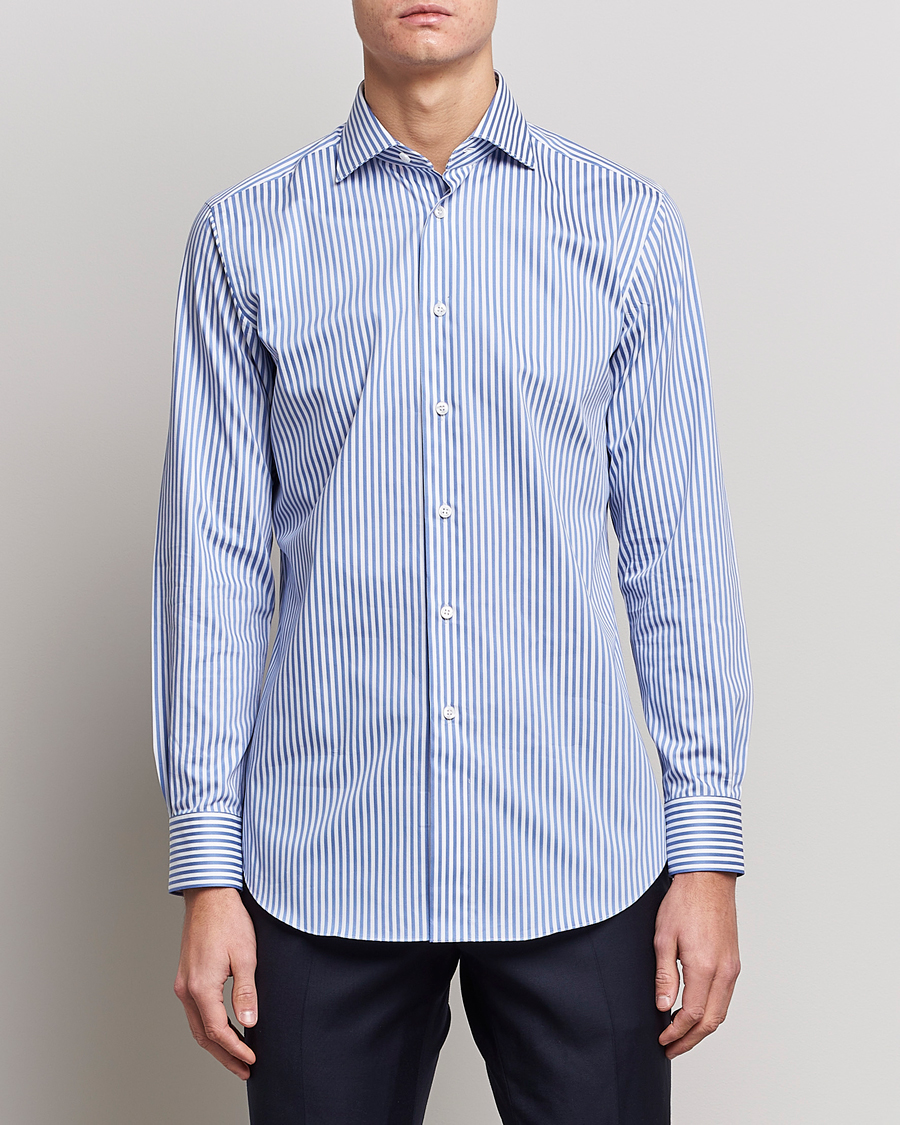 Homme | Chemises | Brioni | Slim Fit Dress Shirt Candy Stripe