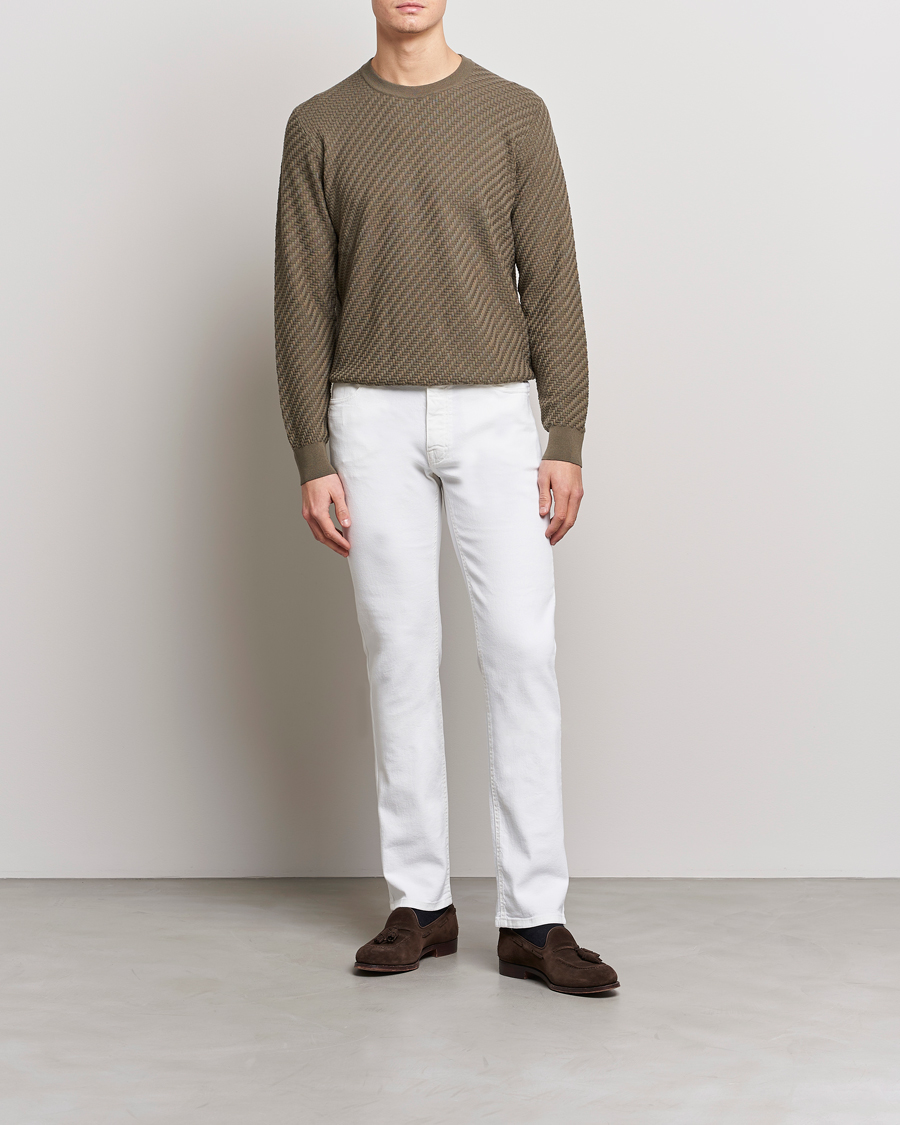 Homme | Pantalons | Brioni | Slim Fit 5-Pocket Pants White