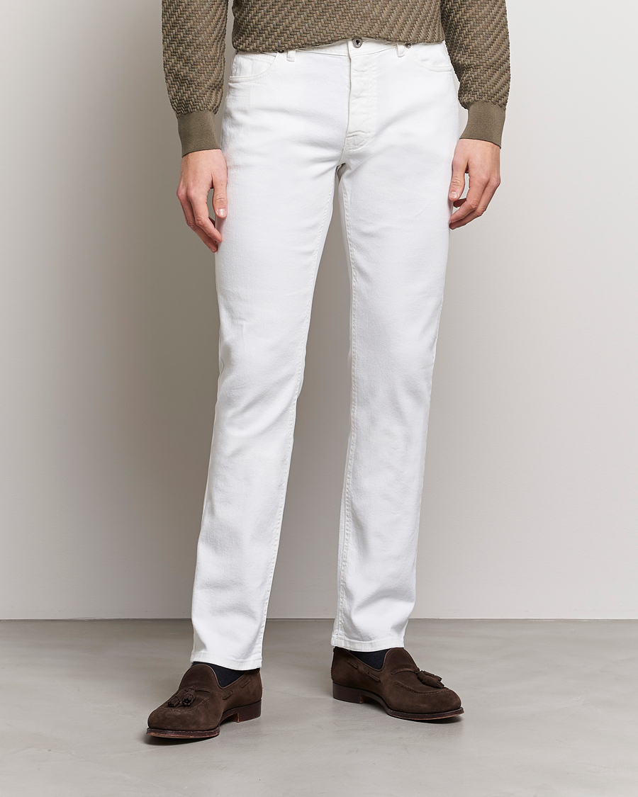 Homme | Pantalons | Brioni | Slim Fit 5-Pocket Pants White