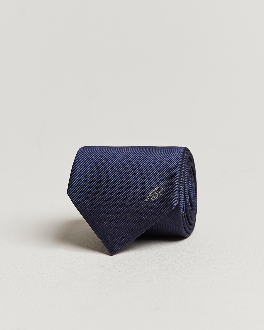 Homme | Brioni Testimonial Jacquard Silk Tie Navy | Brioni | Testimonial Jacquard Silk Tie Navy