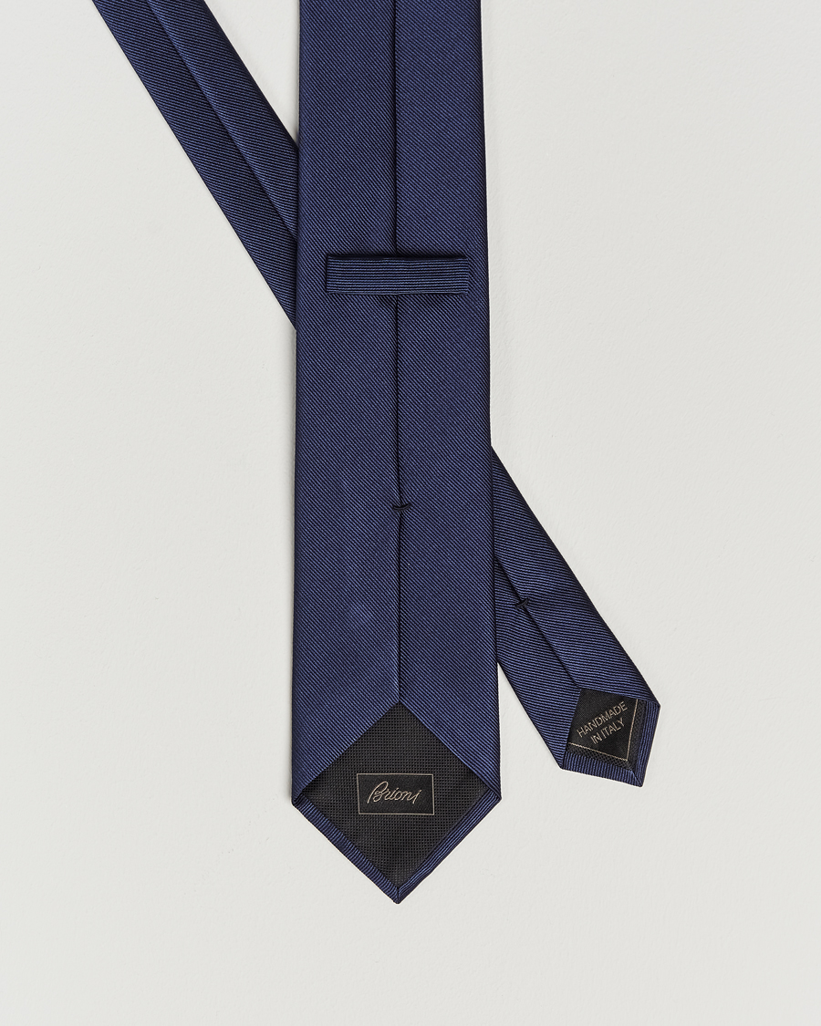 Homme | Brioni Testimonial Jacquard Silk Tie Navy | Brioni | Testimonial Jacquard Silk Tie Navy