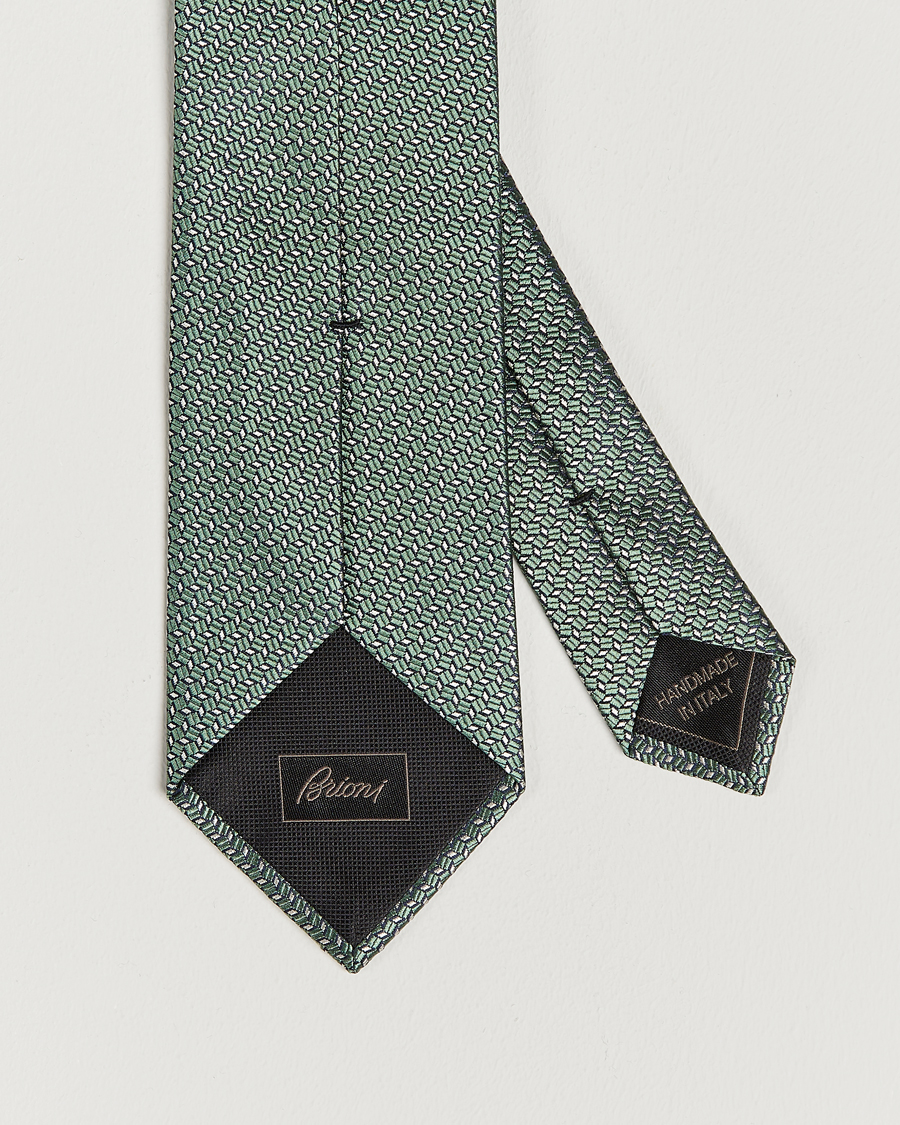 Homme | Brioni Microstructure Silk Tie Light Green | Brioni | Microstructure Silk Tie Light Green