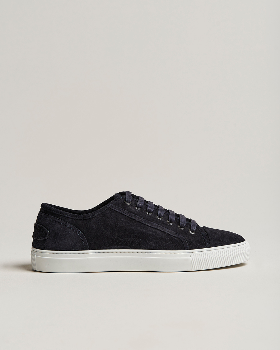 Homme | Brioni Casetta Suede Sneakers Navy | Brioni | Casetta Suede Sneakers Navy