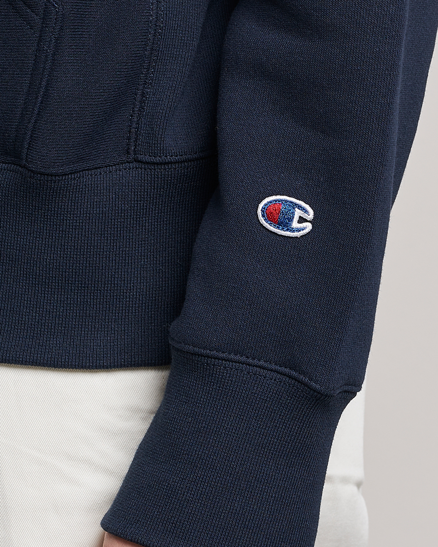 Homme | Pulls Et Tricots | Champion | Reverse Weave Soft Fleece Hood Navy
