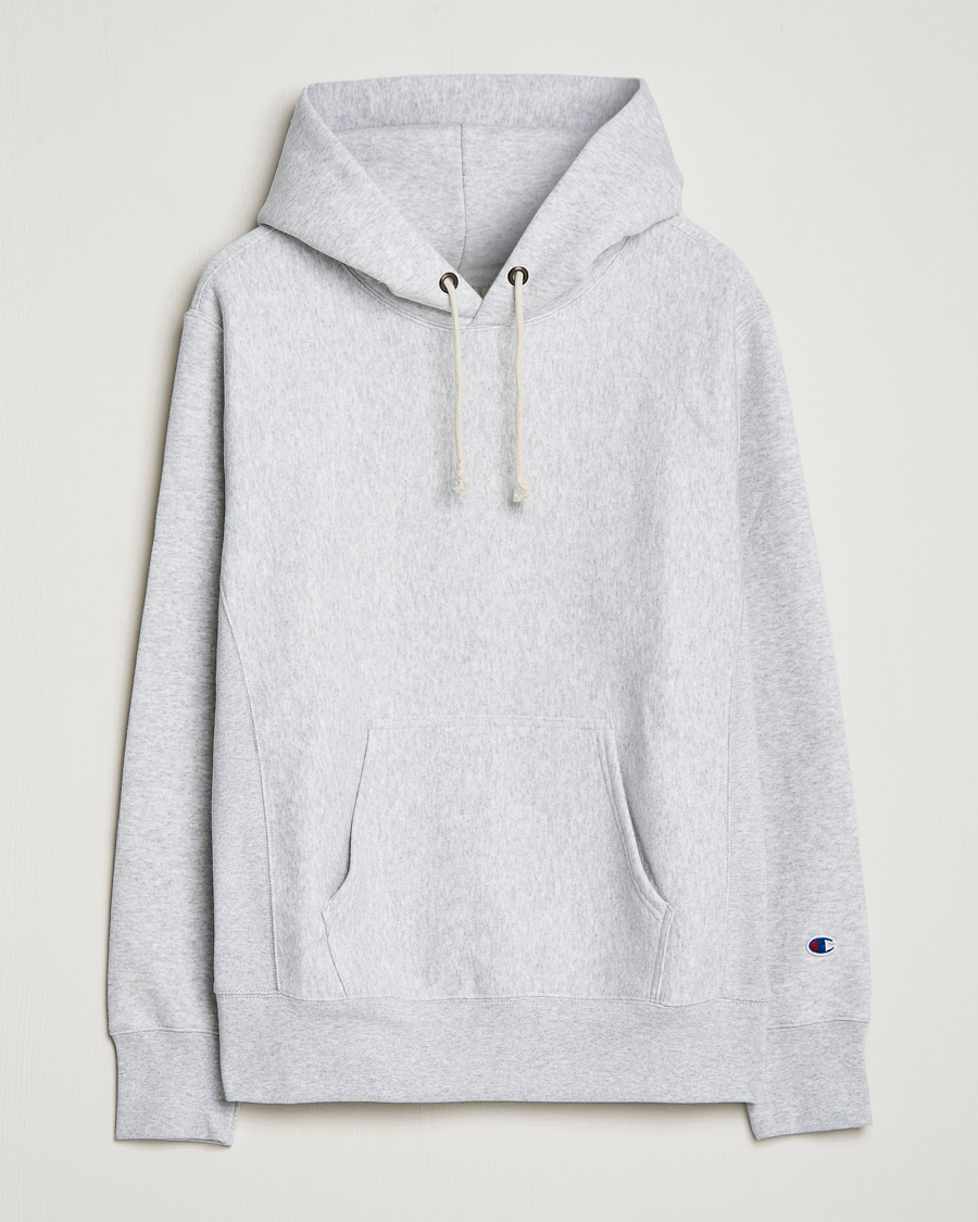 Homme | Pulls Et Tricots | Champion | Reverse Weave Soft Fleece Hood Grey Melange