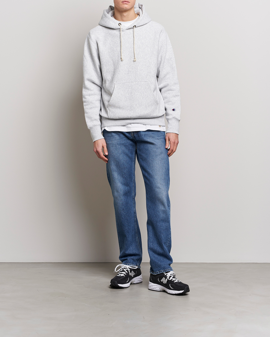 Homme | Pulls Et Tricots | Champion | Reverse Weave Soft Fleece Hood Grey Melange