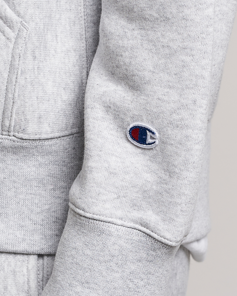 Homme | Pulls Et Tricots | Champion | Reverse Weave Soft Fleece Hood Grey Melange
