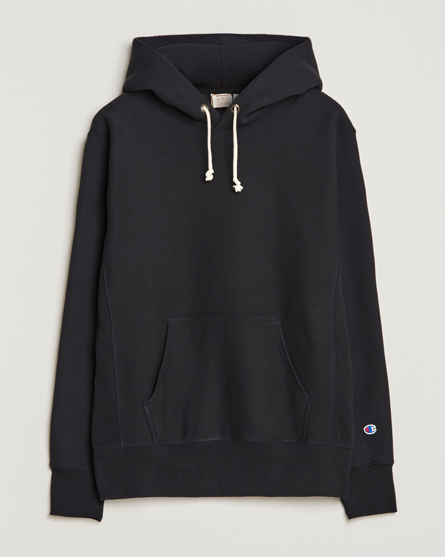 Homme | Pulls Et Tricots | Champion | Reverse Weave Soft Fleece Hood Black