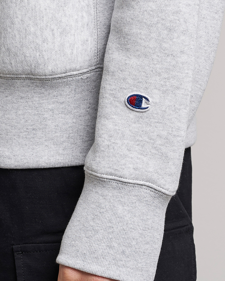 Homme | Pulls Et Tricots | Champion | Reverse Weave Soft Fleece Sweatshirt Grey Melange