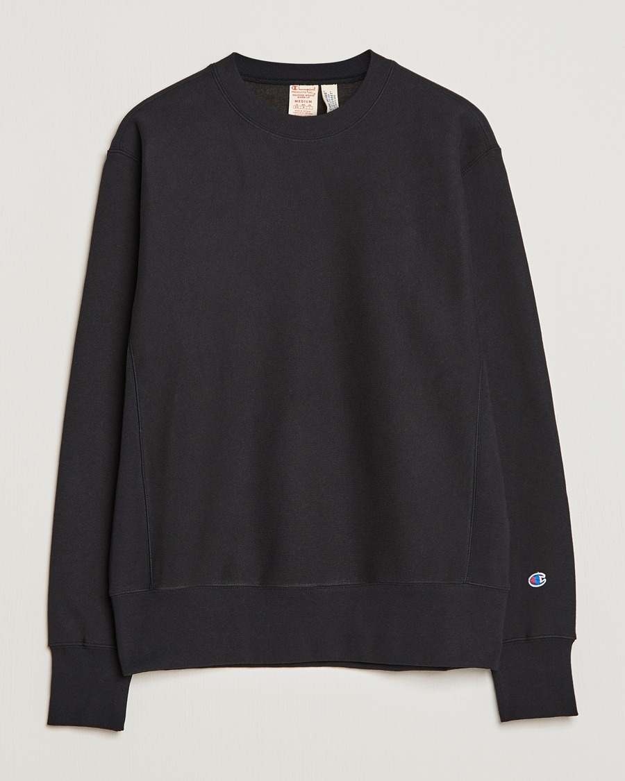 Homme | Pulls Et Tricots | Champion | Reverse Weave Soft Fleece Sweatshirt Black