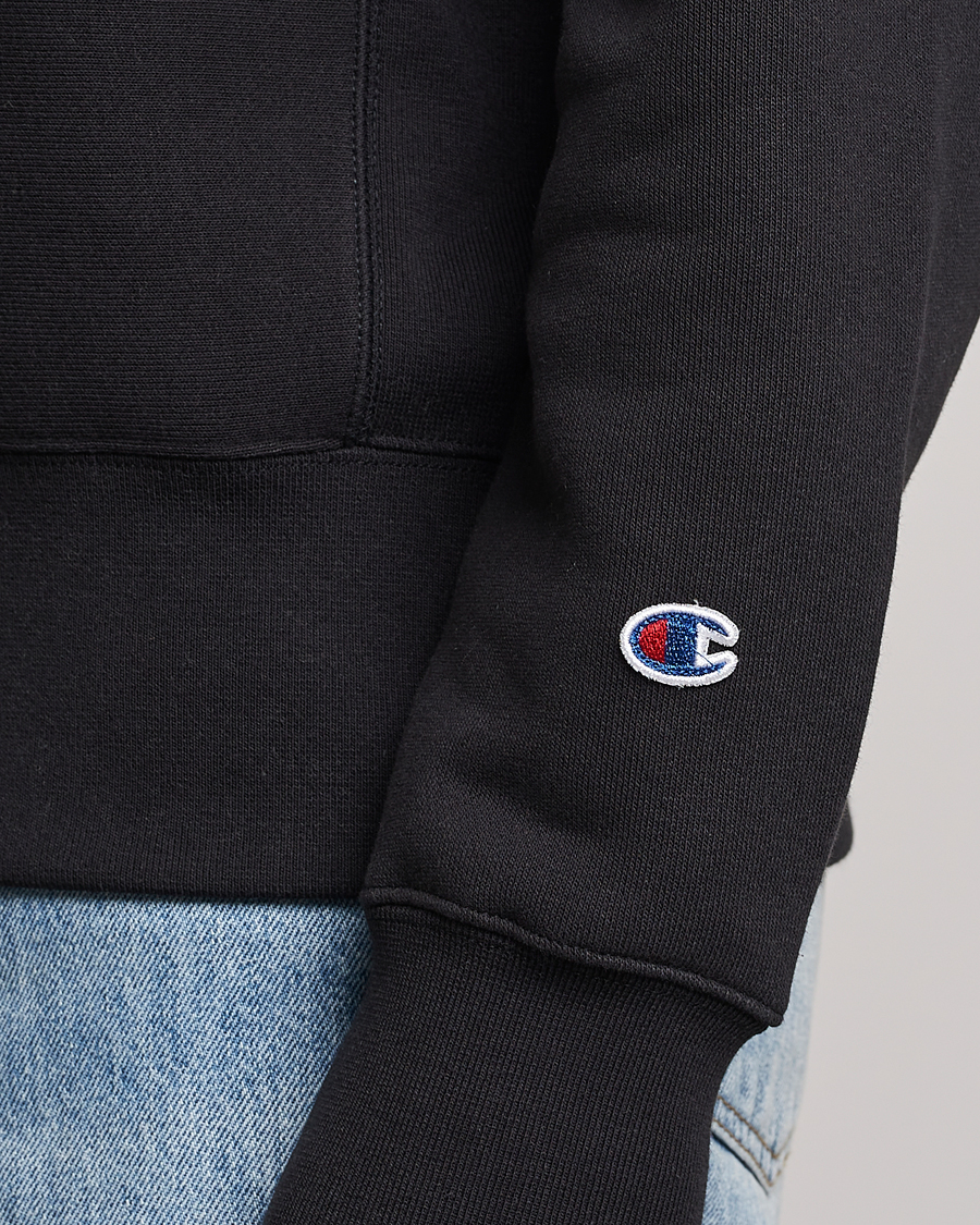 Homme | Pulls Et Tricots | Champion | Reverse Weave Soft Fleece Sweatshirt Black