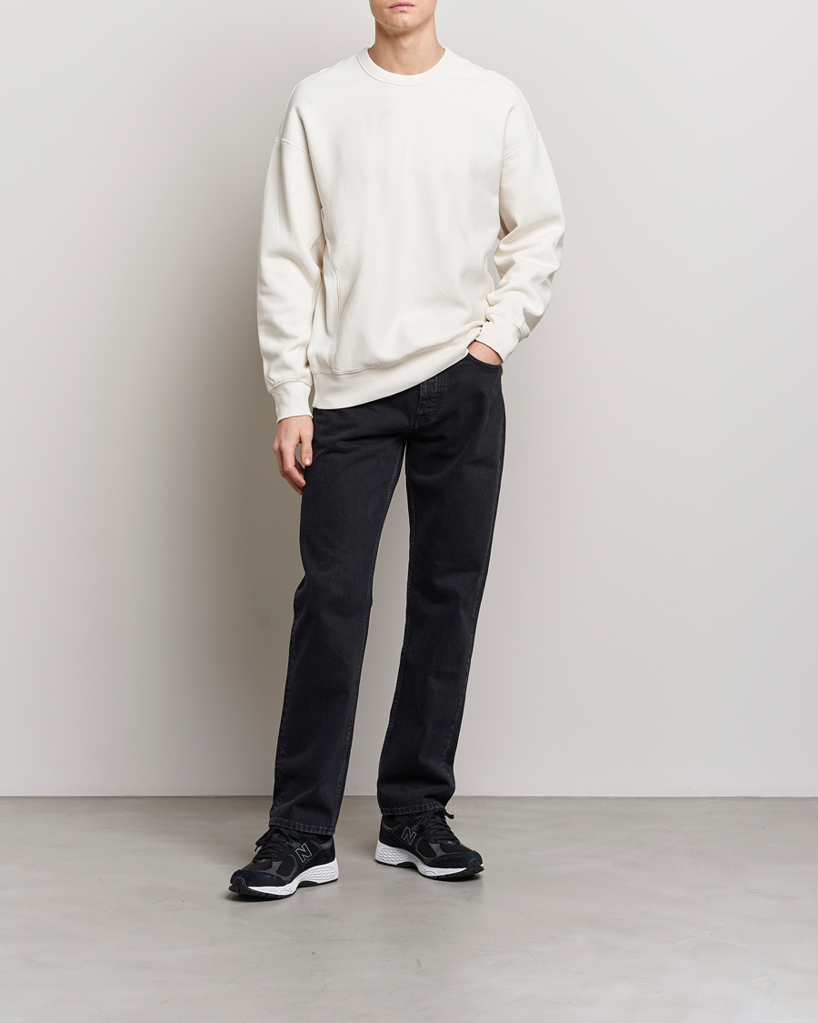 Homme | Pulls Et Tricots | Champion | Heritage Garment Dyed Sweatshirt Egret
