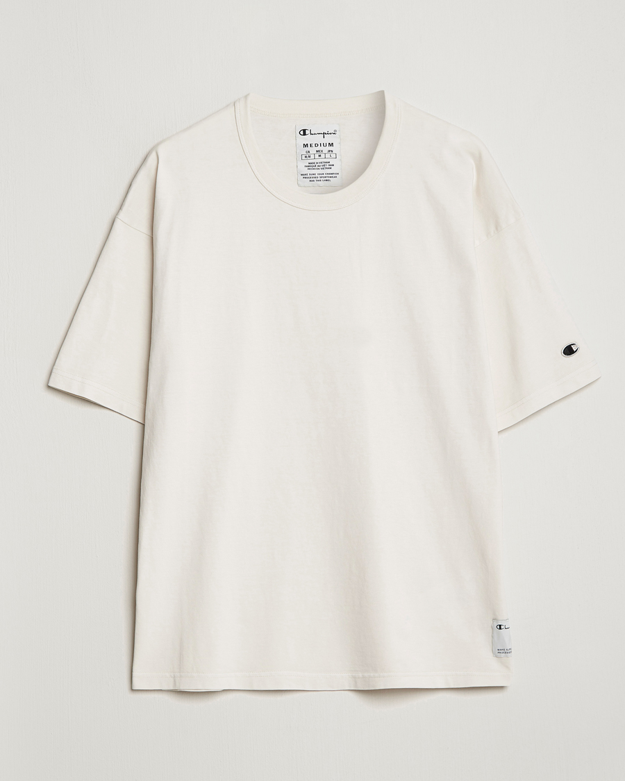 Homme | T-shirts | Champion | Heritage Garment Dyed T-Shirt Egret