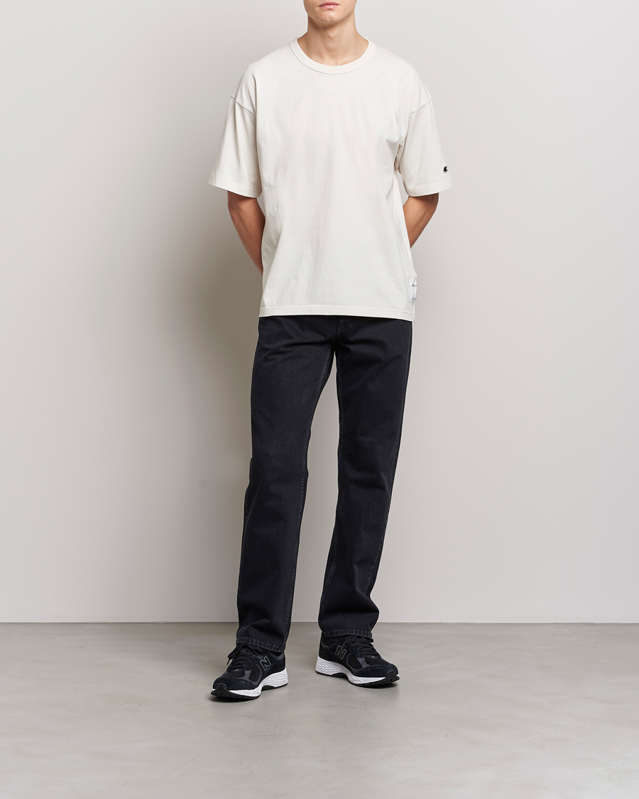 Homme | T-shirts | Champion | Heritage Garment Dyed T-Shirt Egret