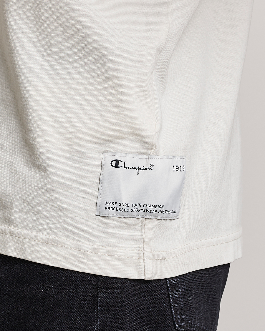Homme | T-shirts | Champion | Heritage Garment Dyed T-Shirt Egret