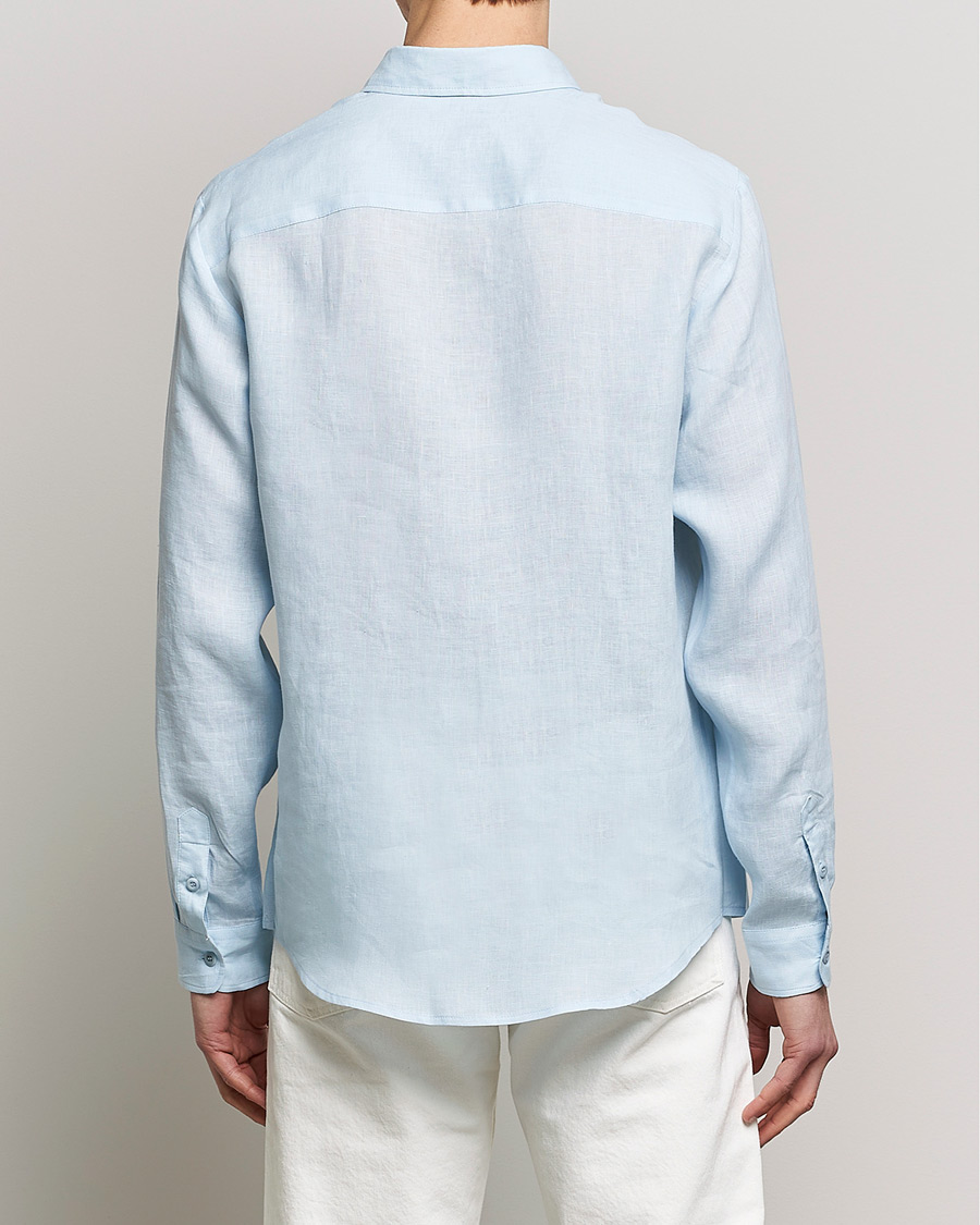 Homme | Chemises | A.P.C. | Cassel Linen Shirt Light Blue