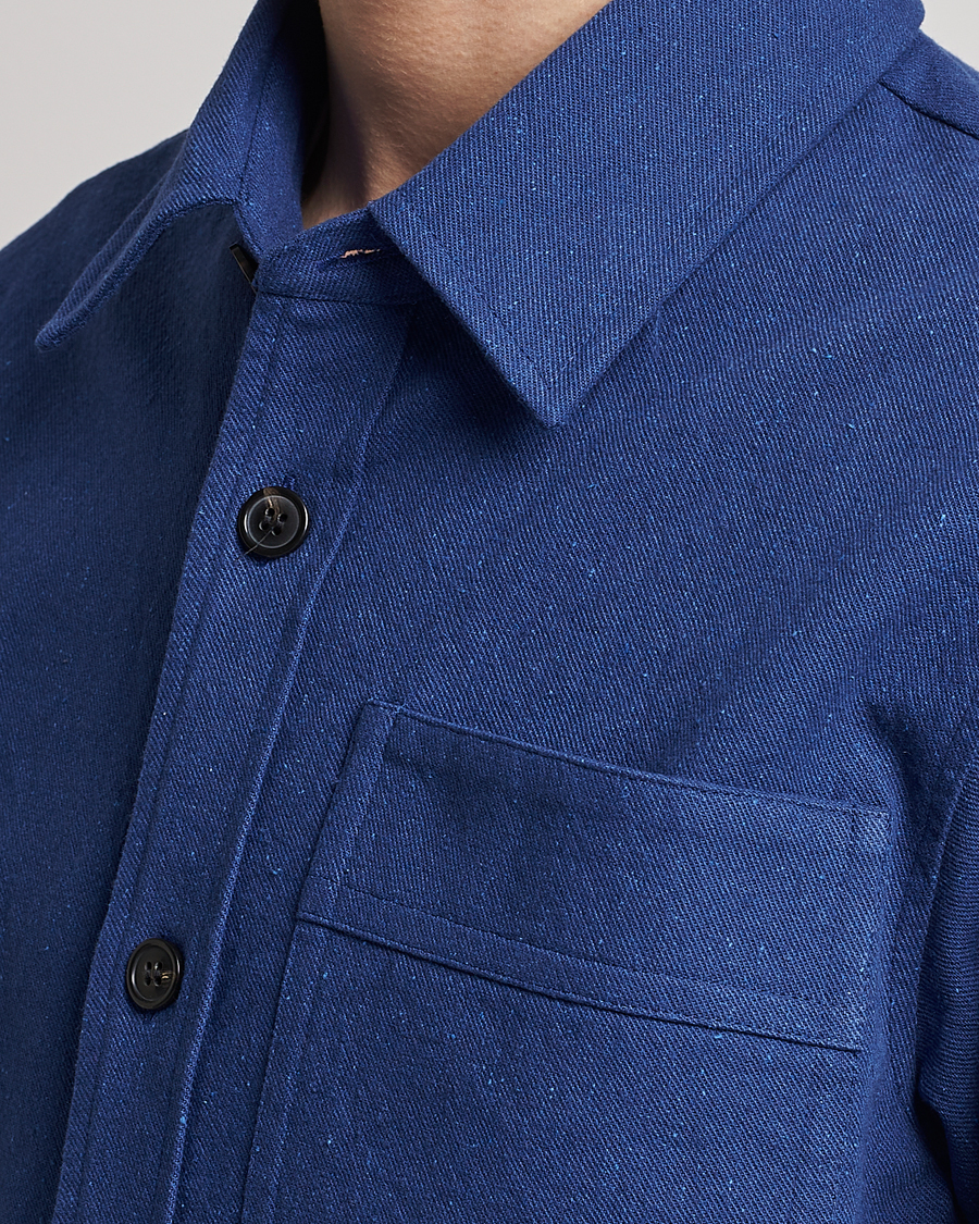 Homme | Chemises | A.P.C. | Basile Cotton Shirt Jacket Navy