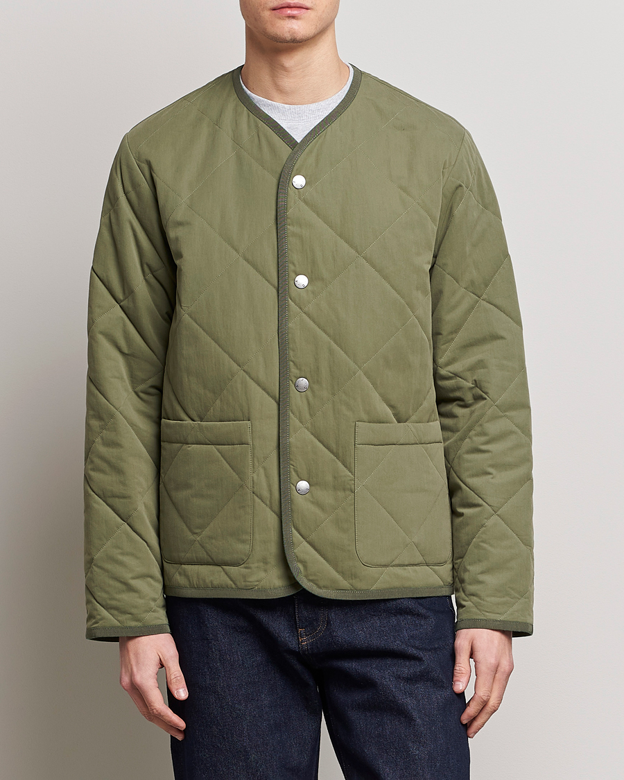 Homme | Manteaux Et Vestes | A.P.C. | Julien Quilted Jacket Olive