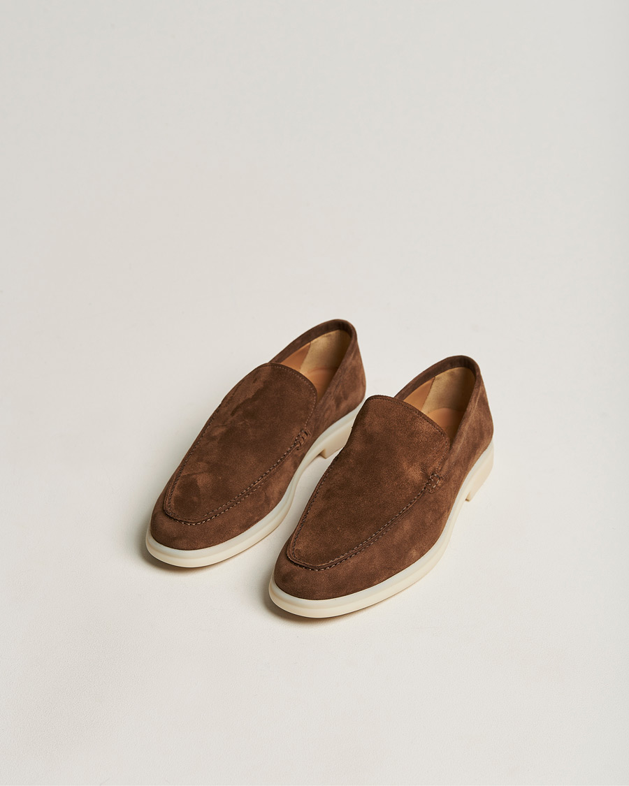 Homme | Church's Greenfield Soft Suede Loafer Burnt Brown | Church's | Greenfield Soft Suede Loafer Burnt Brown