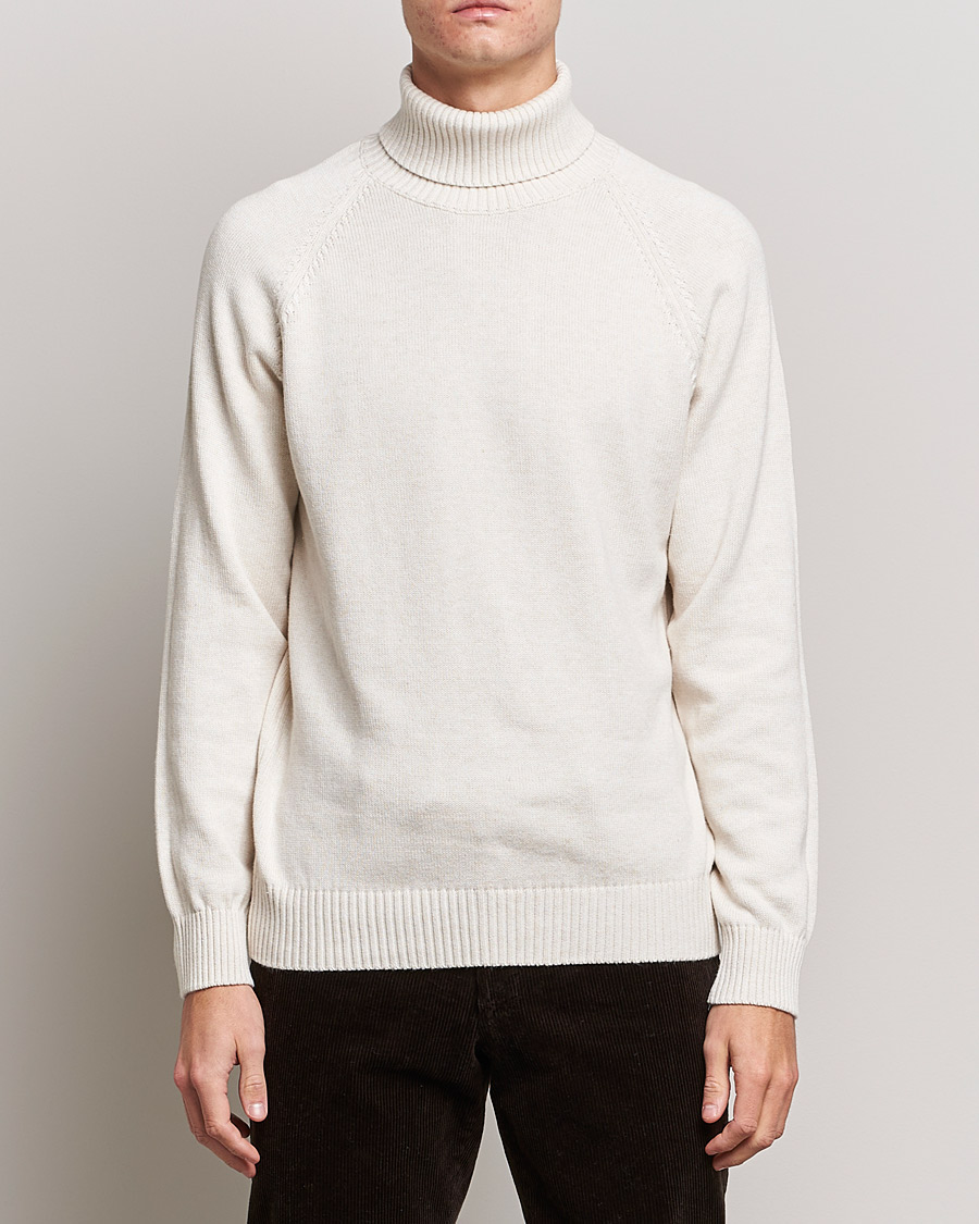 Homme | Pulls Et Tricots | Oscar Jacobson | Connery Cotton Rollneck Off White