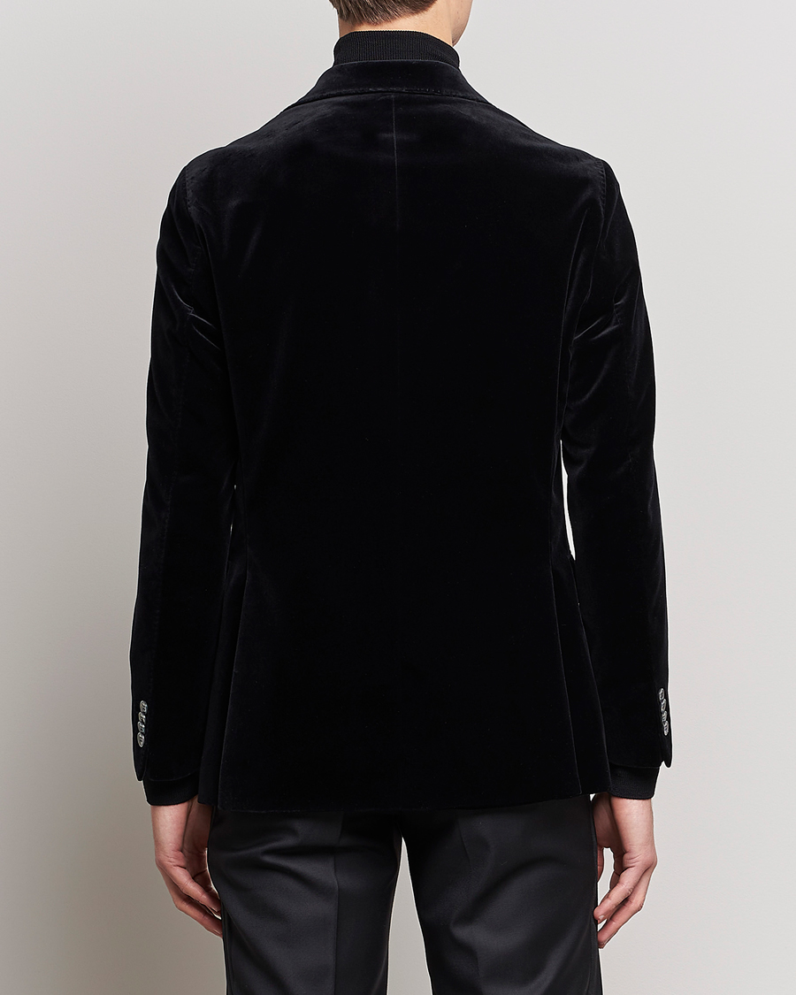 Homme | Blazers | Oscar Jacobson | Fogerty Velvet Blazer Black
