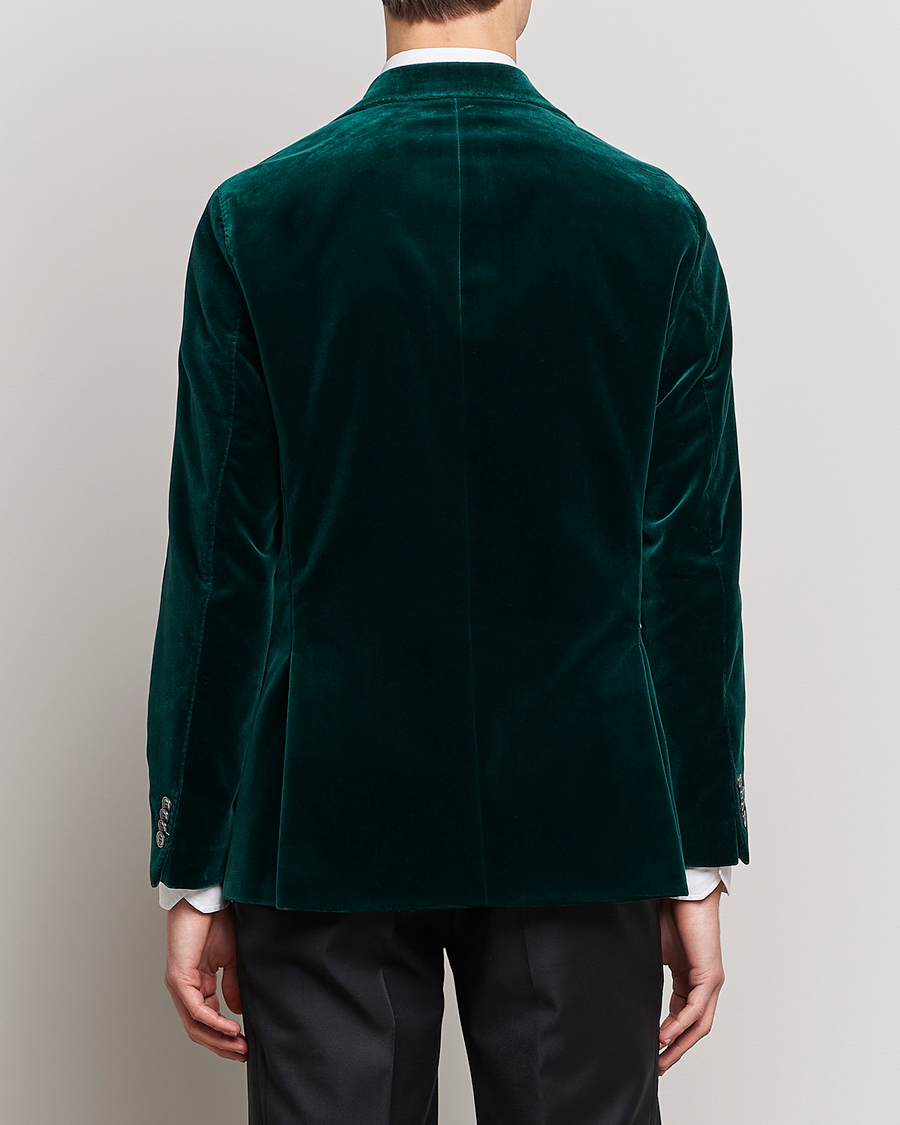 Homme | Blazers | Oscar Jacobson | Fogerty Velvet Blazer Green