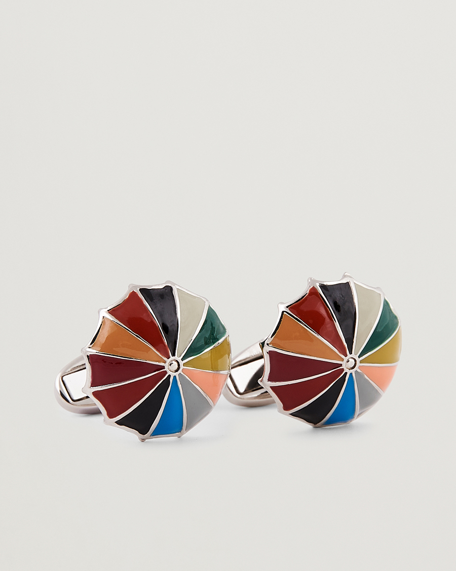 Homme | Paul Smith Umbrella Silver Cufflink Silver | Paul Smith | Umbrella Silver Cufflink Silver