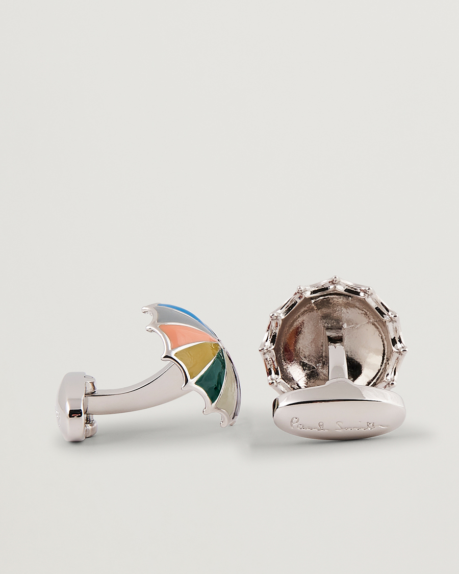 Homme | Paul Smith Umbrella Silver Cufflink Silver | Paul Smith | Umbrella Silver Cufflink Silver