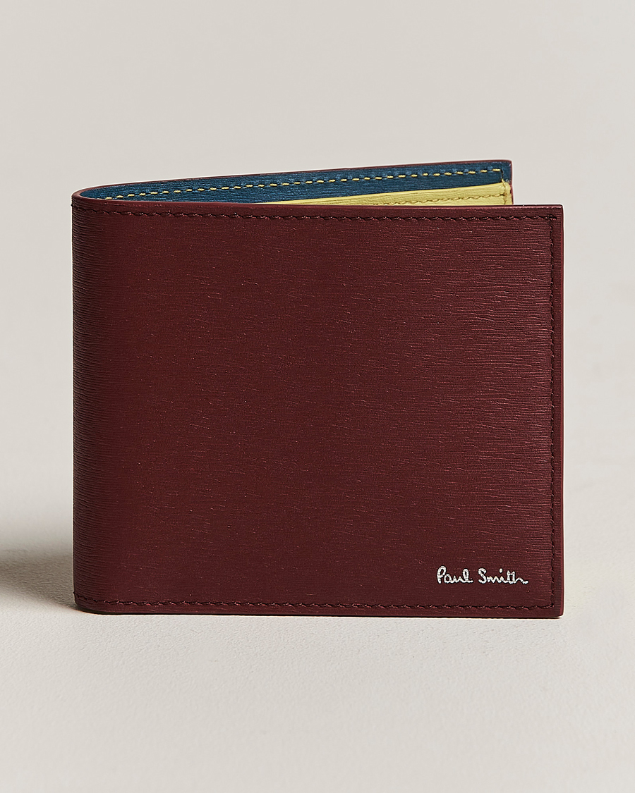 Homme | Paul Smith Color Leather Wallet Wine Red | Paul Smith | Color Leather Wallet Wine Red