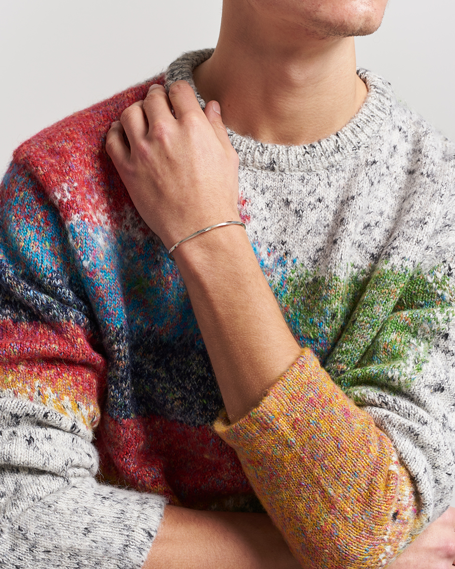 Homme | Paul Smith Silver Twisted Bracelet Silver | Paul Smith | Silver Twisted Bracelet Silver