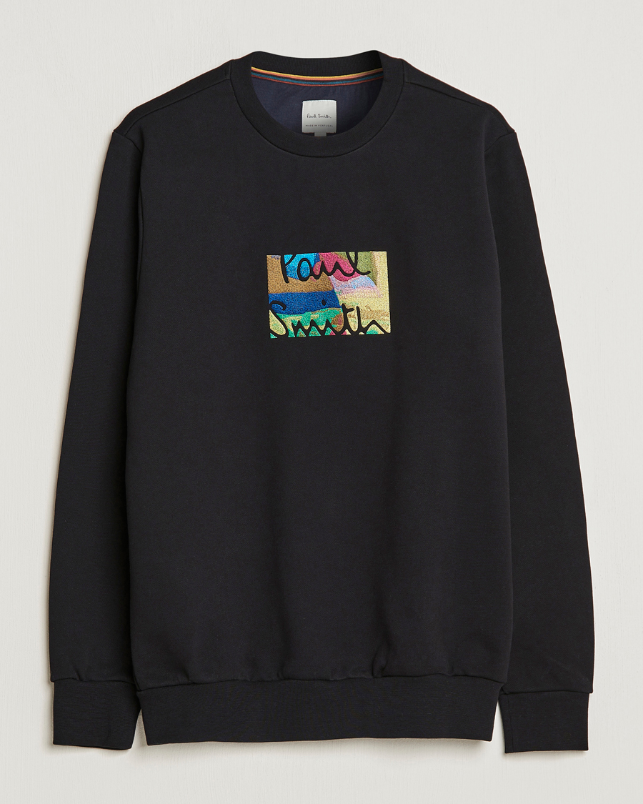 Homme | Pulls Et Tricots | Paul Smith | Emroidered Sweatshirt Black