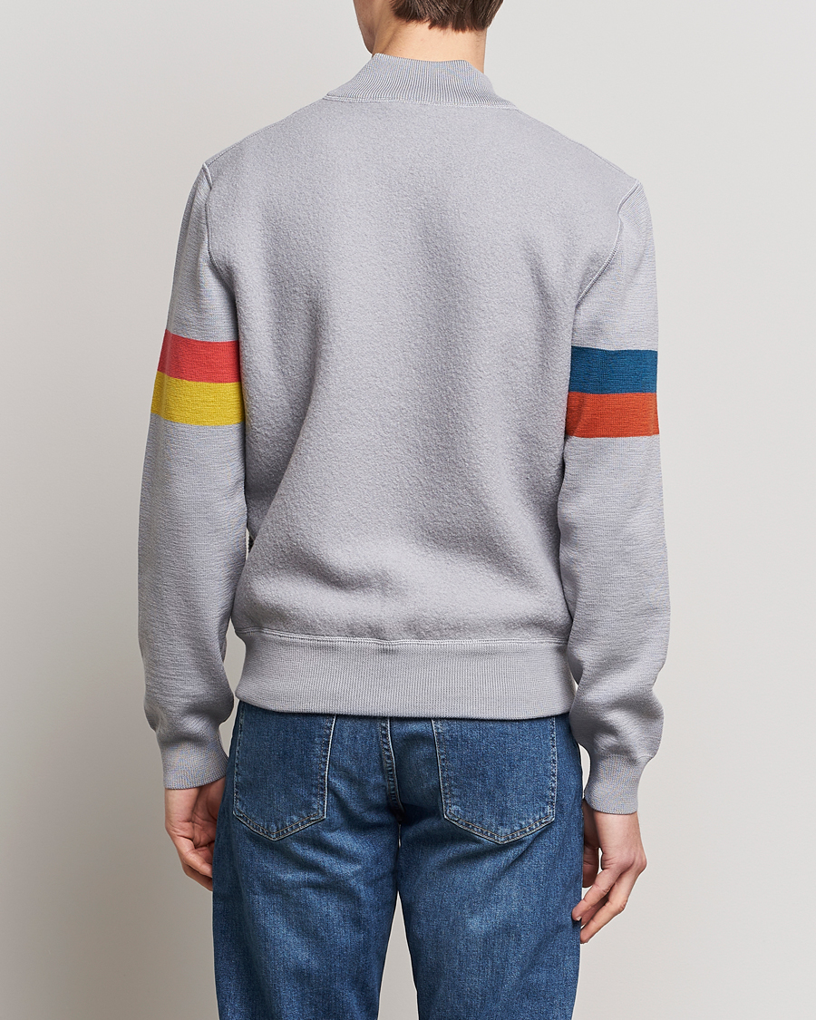 Homme | Manteaux Et Vestes | Paul Smith | Knitted Boiled Wool Bomber Jacket Grey