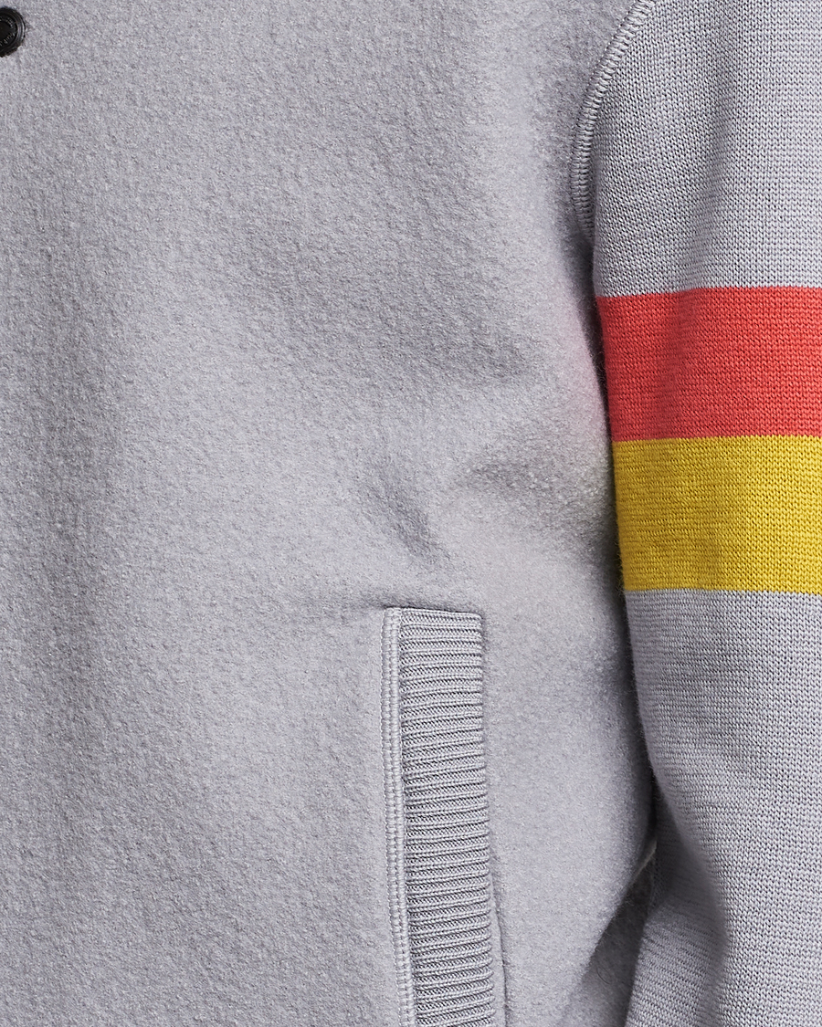 Homme | Manteaux Et Vestes | Paul Smith | Knitted Boiled Wool Bomber Jacket Grey