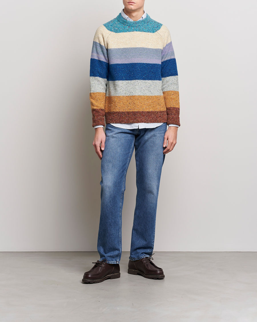 Homme | Pulls Et Tricots | Paul Smith | Heavy Knitted Stripe Sweater Blue