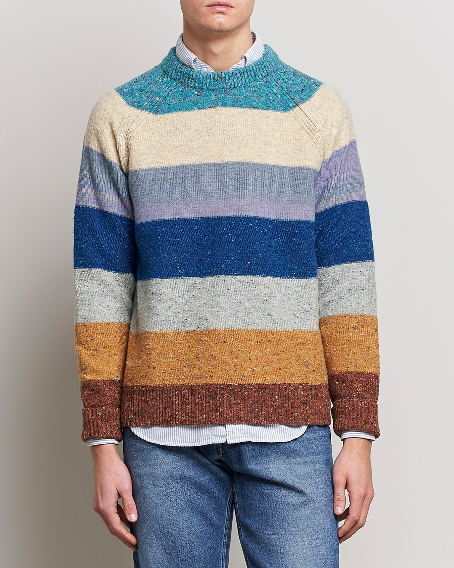 Homme | Pulls Et Tricots | Paul Smith | Heavy Knitted Stripe Sweater Blue